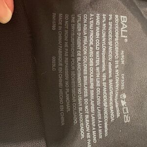 Bali Black Seamless bra comfortable soft no wire